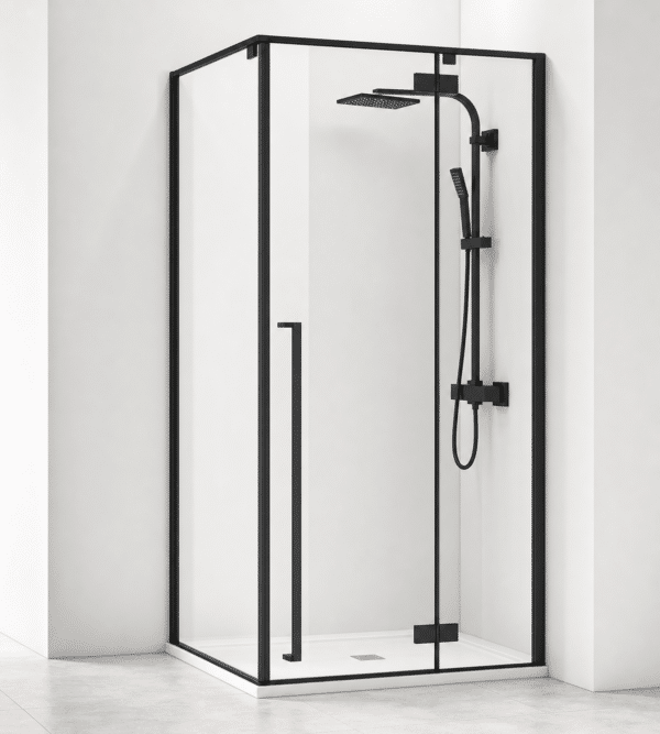 ZIMMER NERO douchecabine 90 × 90 × 190 cm mat zwart
