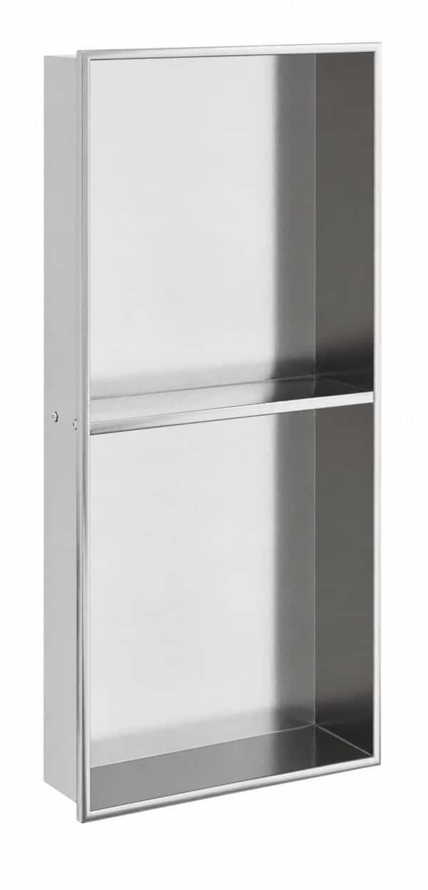 ZIMMER CORE inbouwnis 60 × 30 × 10 cm rvs met tussenscheiding