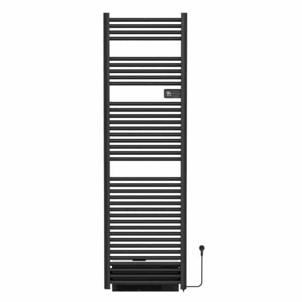 STELLAR ALTO elektrische handdoekradiator 1800 × 540 mm mat zwart met blower