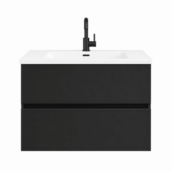 STELLAR MULTI badkamermeubelset 120 × 50 × 58 cm mat zwart