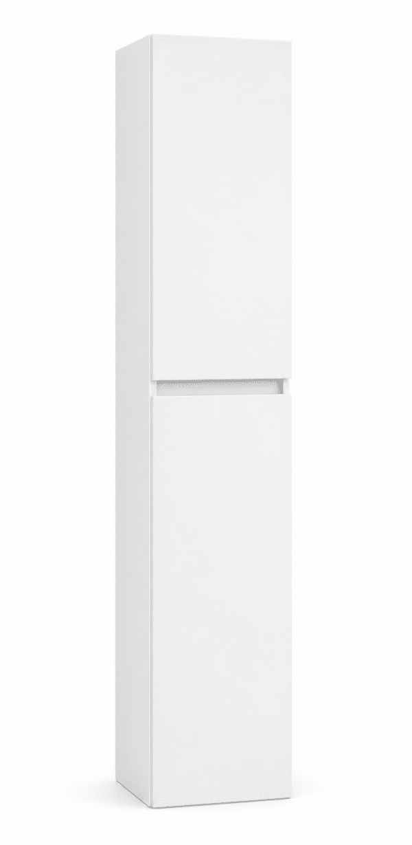 STELLAR MULTIKOLOM kolomkast 135 × 35 × 35 cm hoogglans wit
