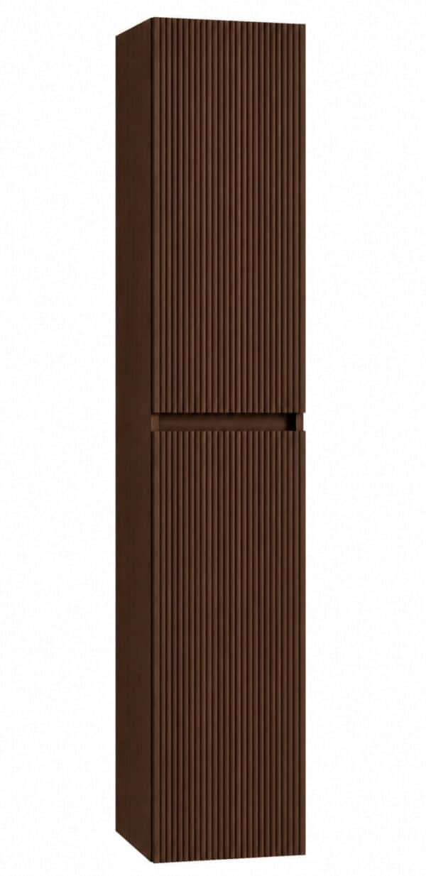STELLAR TWINCURVA IIIKOLOM kolomkast 160 × 35 × 35 cm donker walnoot