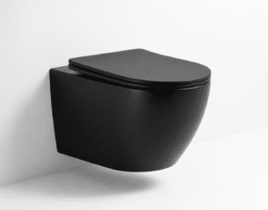 AQUAVIT TURBO hangtoilet mat zwart